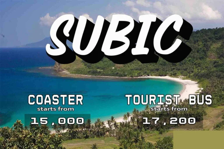 coaster bus rental philippines price