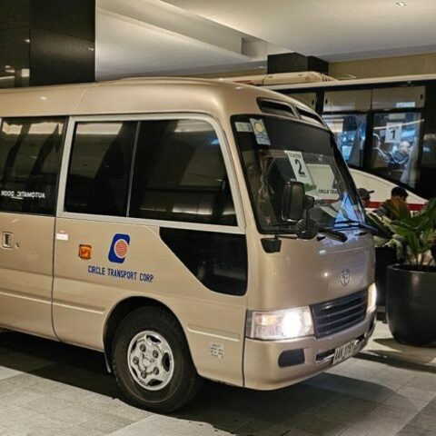 Circle Transport Coaster Bus